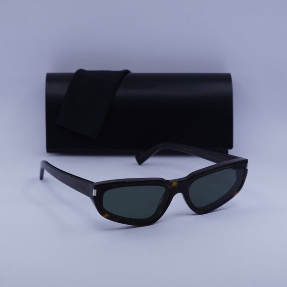 Saint Laurent SL634 NOVA 002 Cat Eye Sunglasses – Dark Havana main image 9